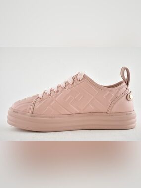 Fendi Embossed Monogram Lowtop Tennis Shoes